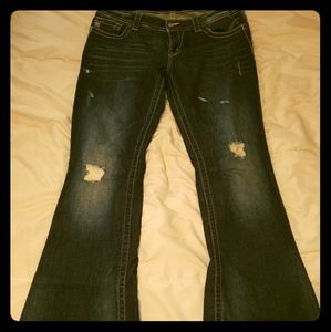 Curvy fit Miss Me Flare Jeans